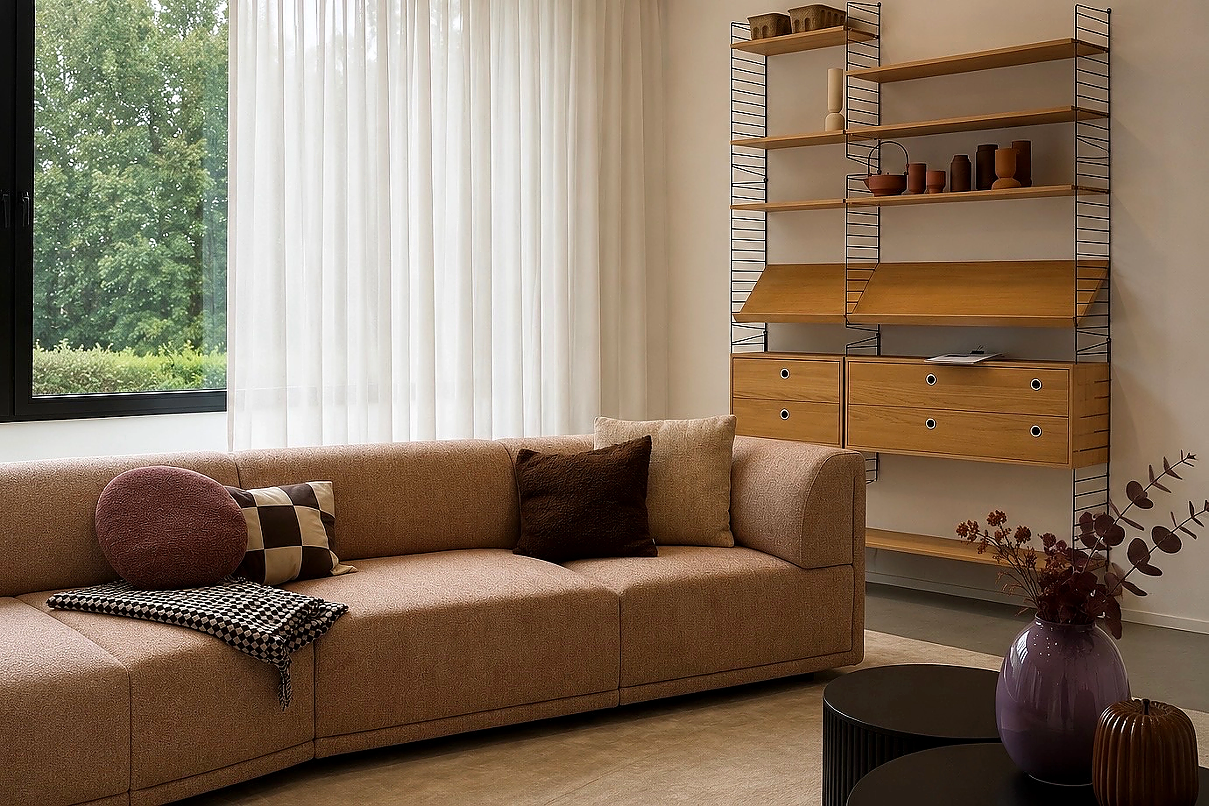 Warm modern interieur Studio Bart